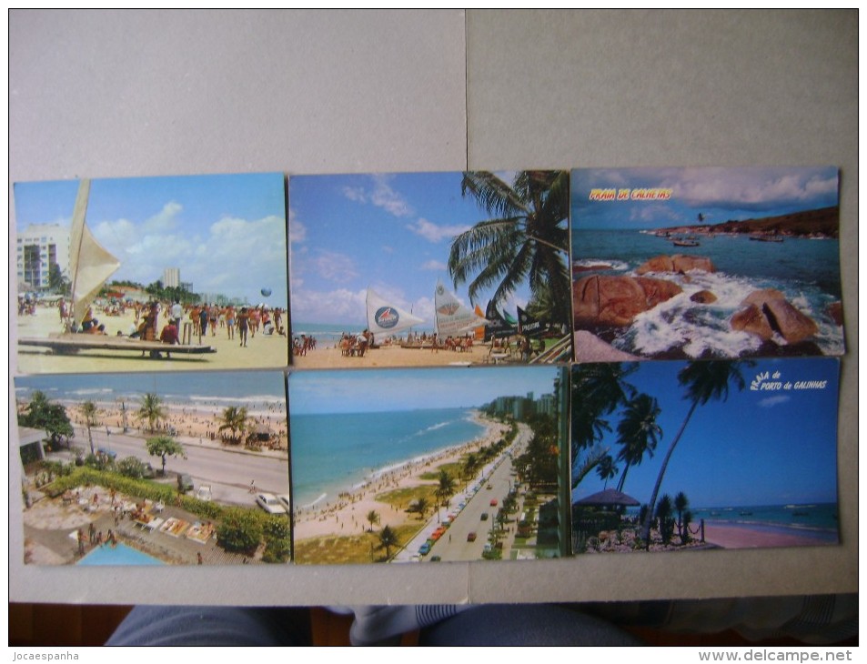 STATE OF PERNAMBUCO (BRAZIL) - 6 POST CARDS AS - Recife