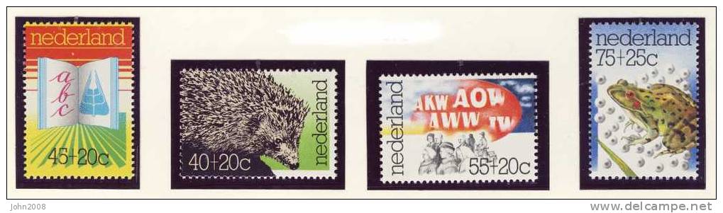 Niederlande / Netherlands 1976 : Mi 1070-1073 *** - Sommer / Summer - Ongebruikt