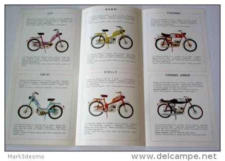 CF CICLOMOTORI PRODUZIONE 1969 Depliant Originale Genuine Motorcycle Factory Brochure Prospekt - Motos