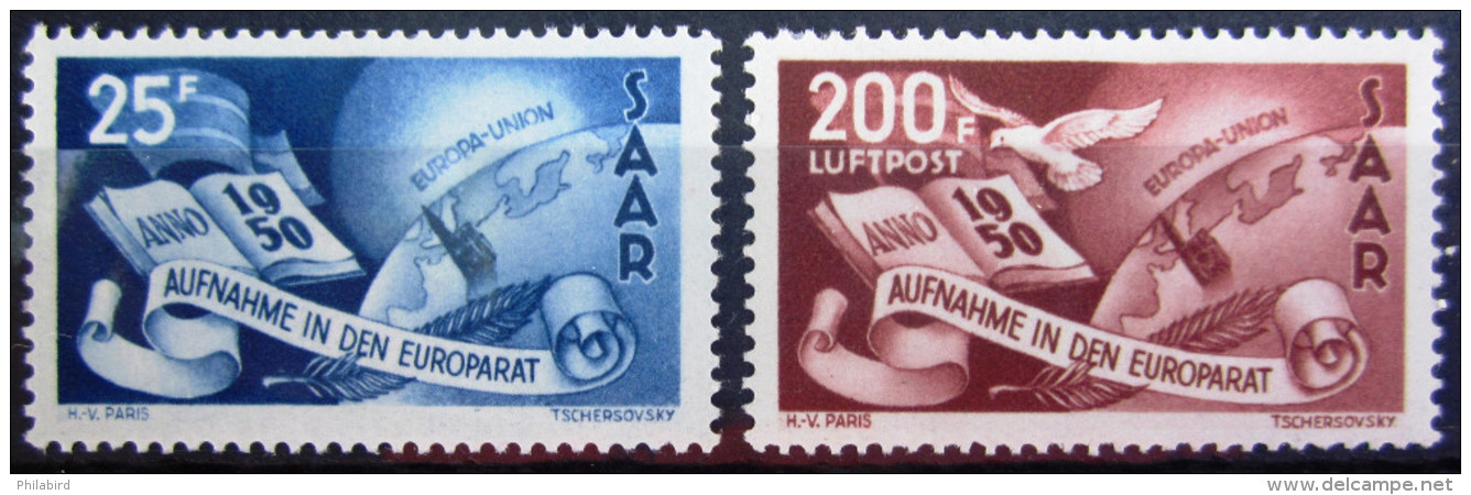 SARRE                N° 277 + PA 13              NEUF* - Unused Stamps