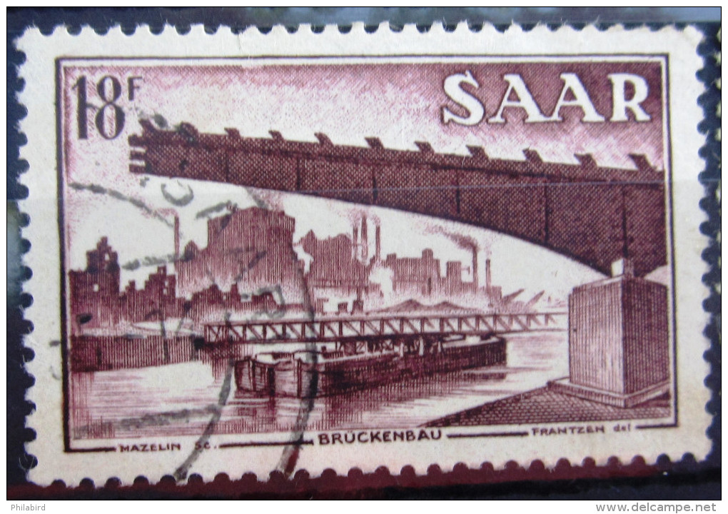 SARRE                N° 338              OBLITERE - Used Stamps