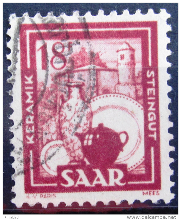 SARRE                N° 287              OBLITERE - Used Stamps