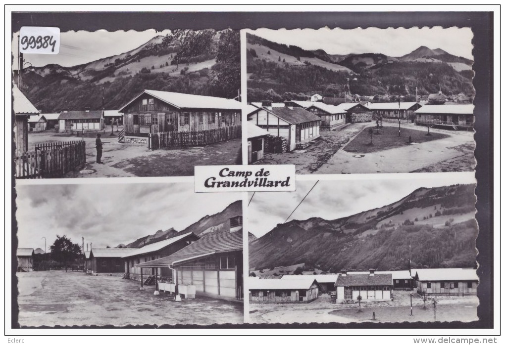 CAMP MILITAIRE DE GRANDVILLARD - CARTE NON CIRCULEE - TB - Grandvillard