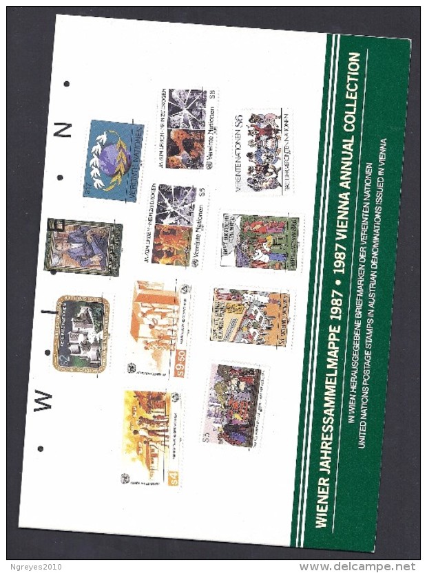 150026065  ONU  YVERT  AÑO  1987  **/MNH  (CUADERNILLO) - Postzegelboekjes