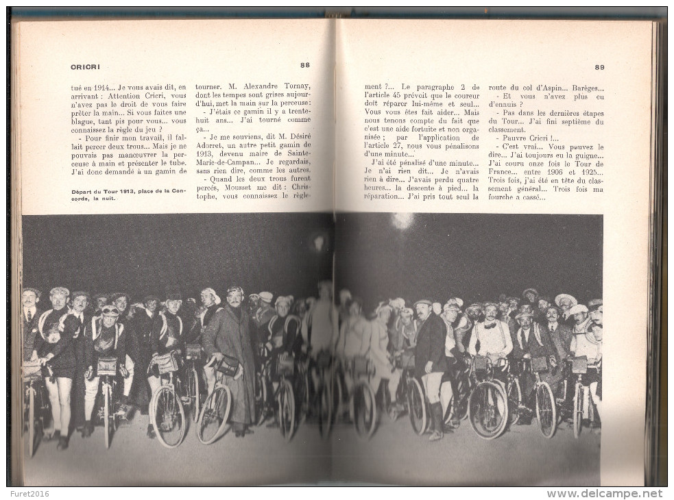 HISTOIRE DU TOUR DE FRANCE   Par Diamant Berger 1959 - Cyclisme