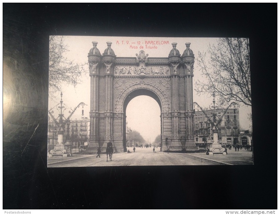 1759) España Spain Barcelona Arco De Triunfo Ed. Angel T. Viazo - Barcelona