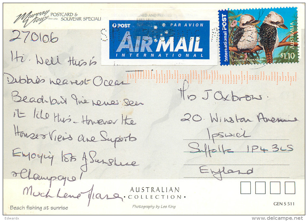 Cronulla, NSW, Australia Postcard Posted 2006 Stamp - Andere & Zonder Classificatie