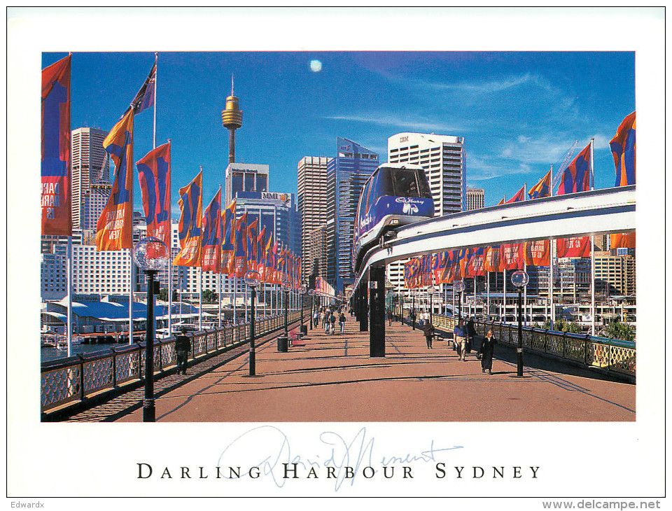 Darling Harbour, Sydney, NSW, Australia Postcard Posted 2011 Stamp - Sydney