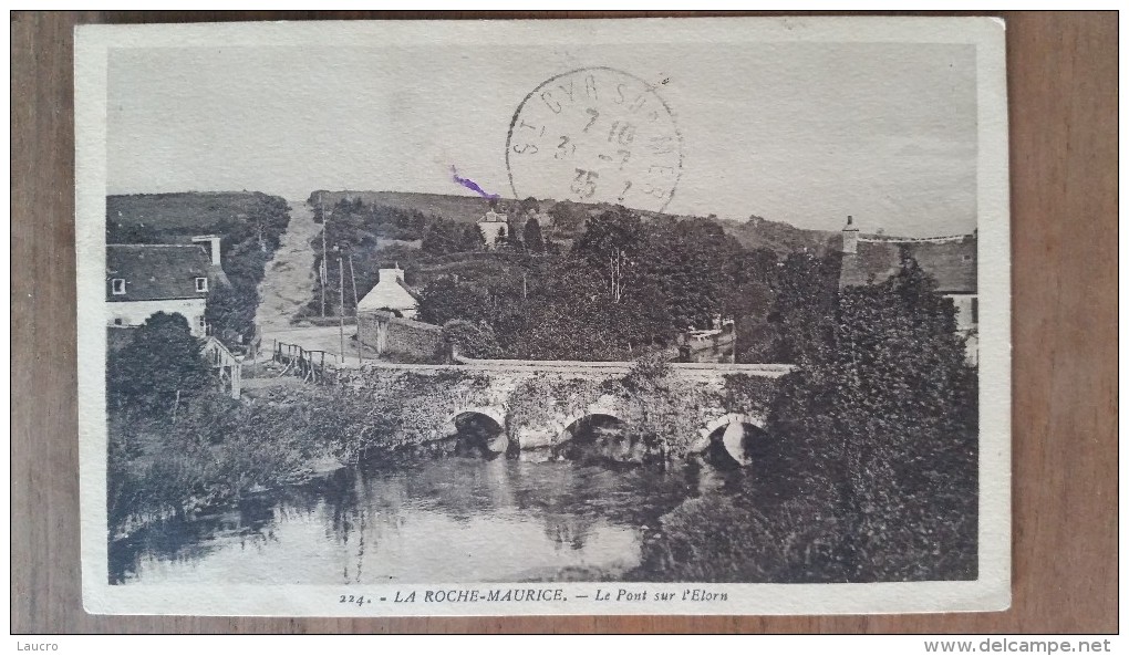 La Roche-maurice.le Pont Sur L'elorn.édition René Outin N ° 224 - La Roche-Maurice