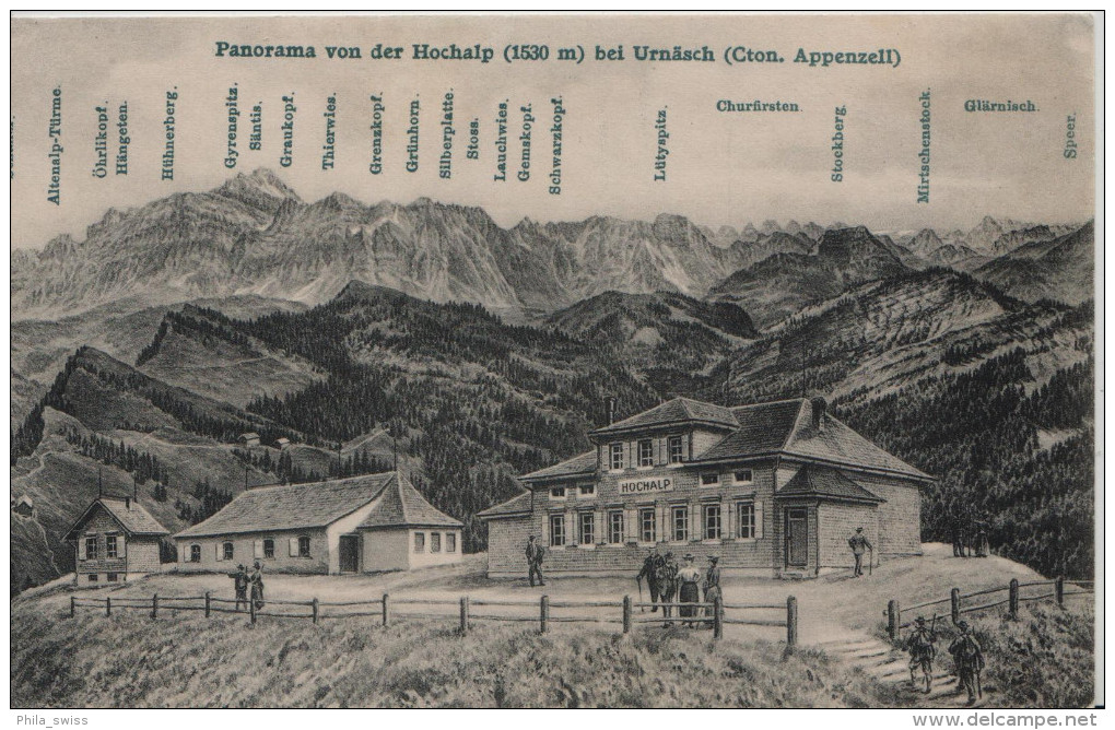 Panorama Von Der Hochalp (1530 M) Bei Urnäsch - Animee - Kt. Appenzell - Urnäsch