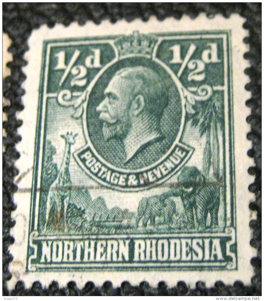 Northern Rhodesia 1925 King George V 0.5d - Used - Rhodésie Du Nord (...-1963)