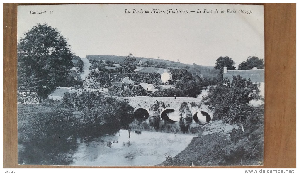 La Roche-maurice.les Bords De L'elorn.le Pont. ND Série Camaïeu N ° 71 - La Roche-Maurice