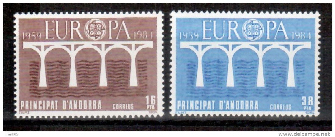 Andorra (spanish Post / Spanische Post) / Andorre Espagnol 1984 Satz/set EUROPA ** - 1984