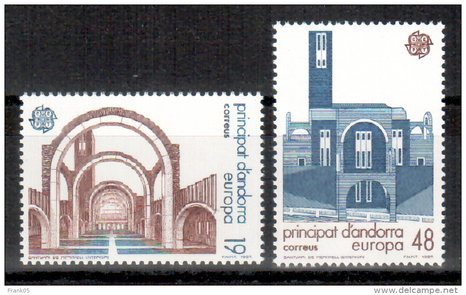 Andorra (spanish Post / Spanische Post) / Andorre Espagnol 1987 Satz/set EUROPA ** - 1987