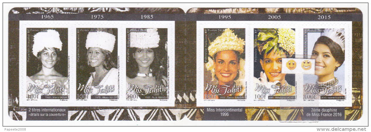 Polynésie Française / Tahiti - Miss Tahiti - Carnet De 6 Timbres - Neufs / 2016 - Other & Unclassified