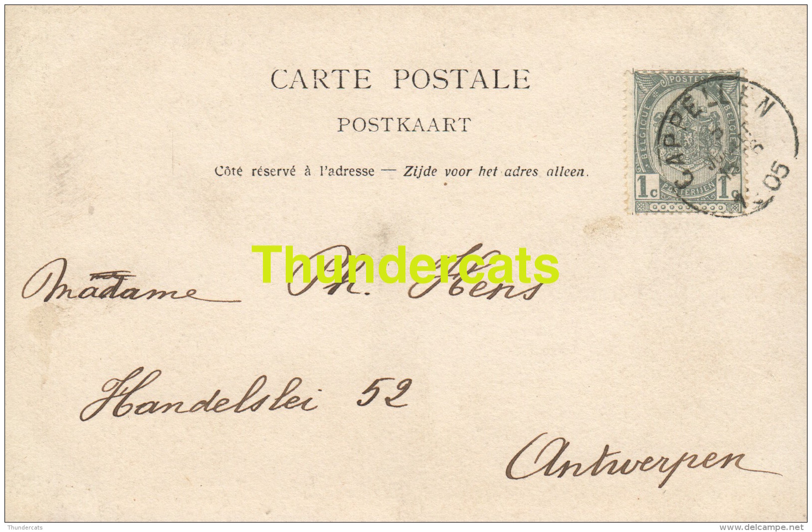 CPA CAPPELLEN KAPELLEN CAPELLEN  CARTE DE PHOTO FOTOKAART 1830 1905 - Kapellen