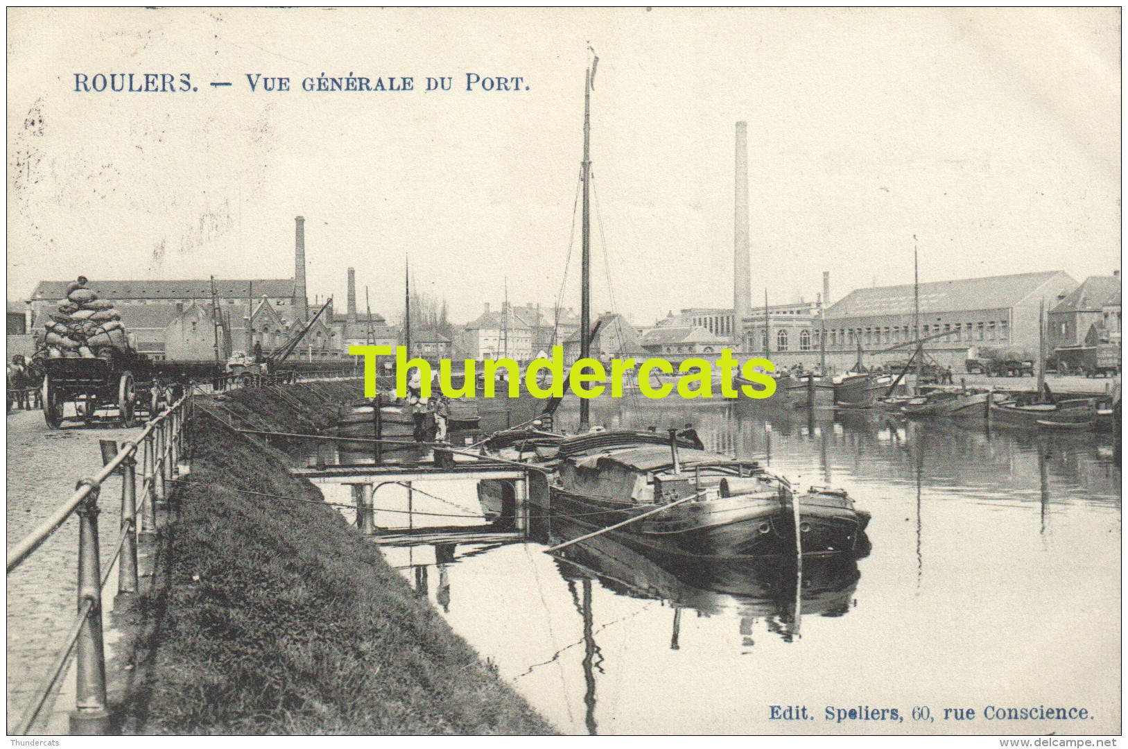 CPA ROESELARE ROULERS VUE  GENERALE DU PORT - Roeselare