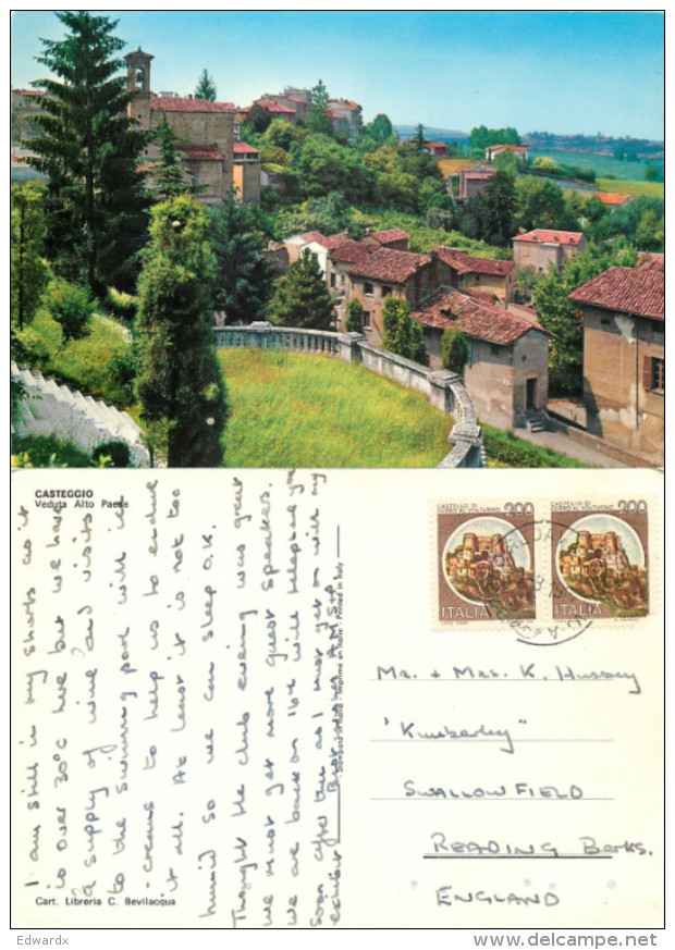 Casteggio, Italy Postcard Posted 1984 Stamp - Other & Unclassified