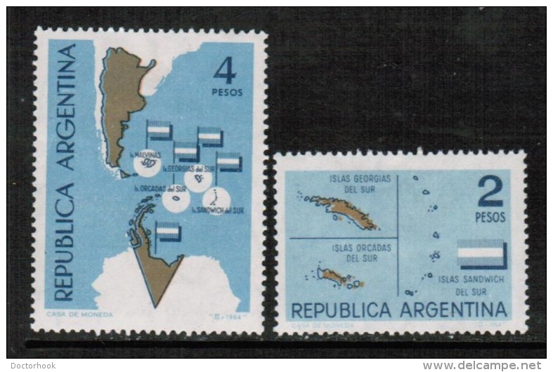 ARGENTINA   Scott # 757-8* VF MINT LH - Nuevos