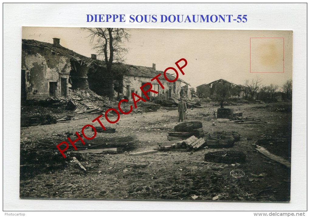 DIEPPE SOUS DOUAUMONT-CARTE PHOTO Allemande-Guerre 14-18-1 WK-France-55- - Sonstige & Ohne Zuordnung