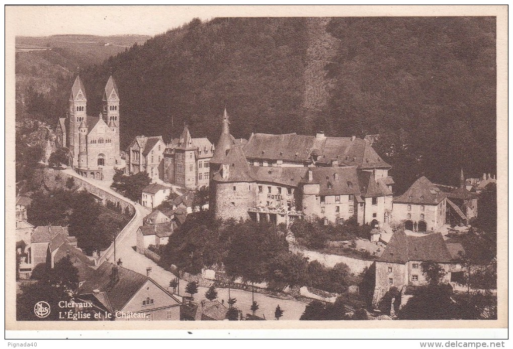 G , Cp , LUXEMBOURG , CLERVAUX , L'Église Et Le Château - Clervaux