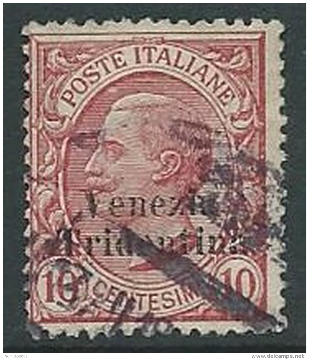 1918 TRENTINO ALTO ADIGE USATO EFFIGIE 10 CENT - P12-4 - Trento