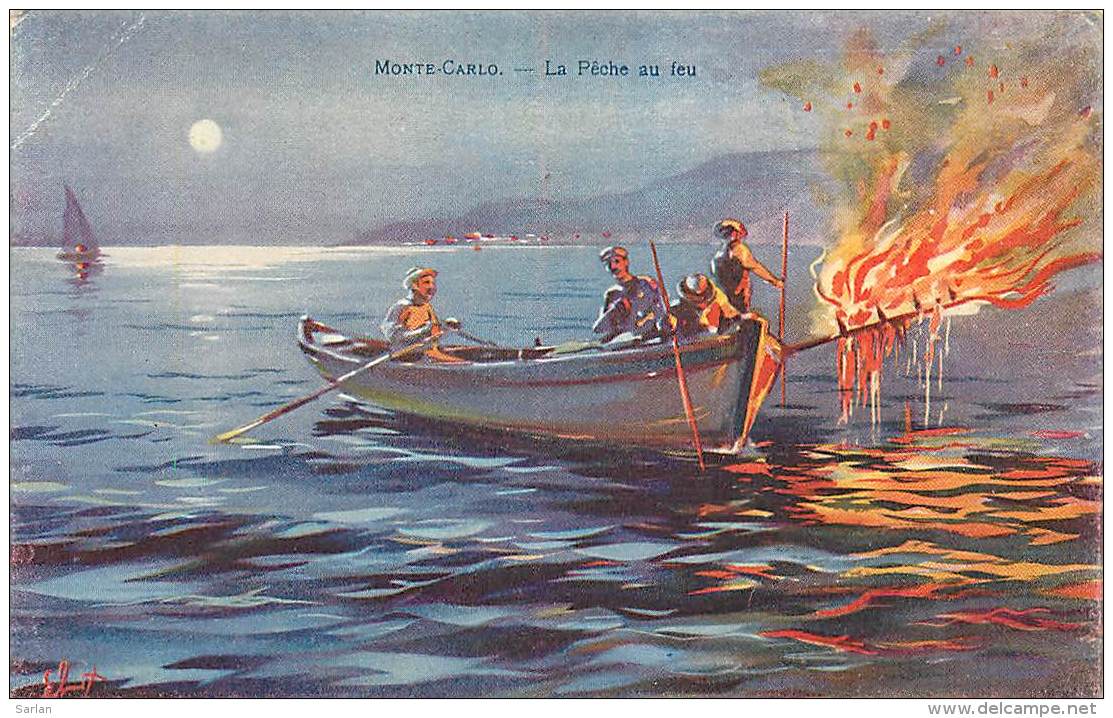 MONACO , La Peche Au Feu , * 317 07 - Monte-Carlo