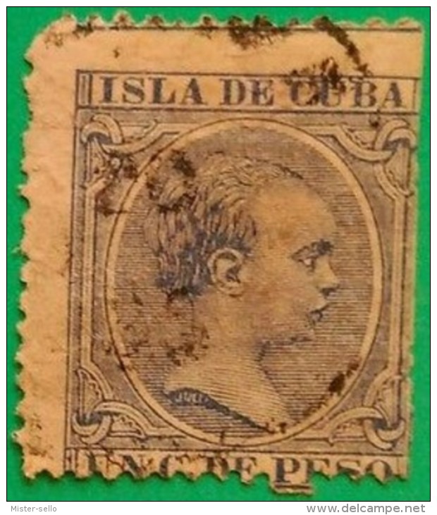 ISLA DE CUB A. USADO - USED. - Cuba (1874-1898)