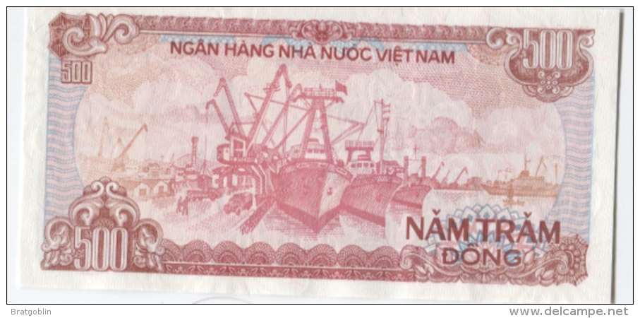 Viet Nam (1988) - 500 Dong UNC! - Vietnam