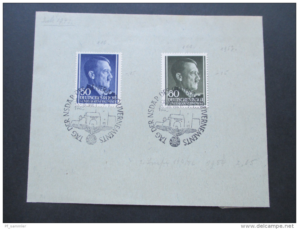 DR / Generalgouvernement 1942 - 44 FDC / Sonderstempel / Belege 22 Stück! Auch ein R-Brief! Toller Posten!!