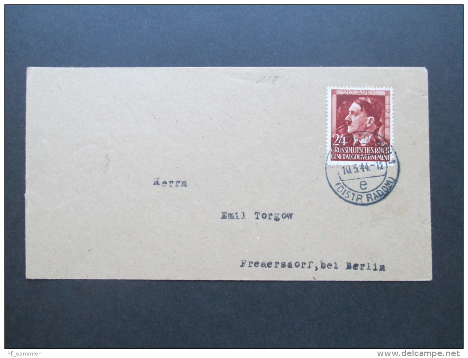 DR / Generalgouvernement 1942 - 44 FDC / Sonderstempel / Belege 22 Stück! Auch ein R-Brief! Toller Posten!!