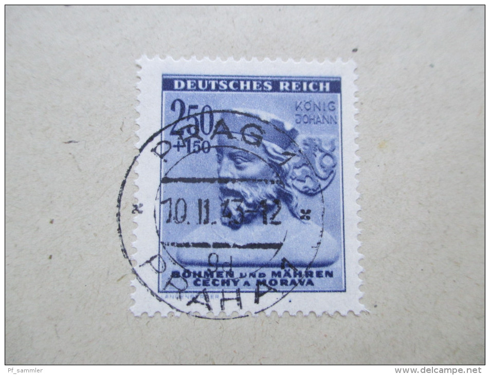 Böhmen und Mähren 1943 / 44 FDC / R-Brief 3 Stück!! Iglau 1. Sauber gestempelt!