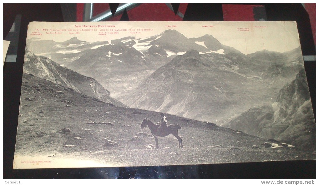 CPA PANORAMIQUE - 19. Vue Panoramique Des Hauts Sommets Du Cirque De GAVARNIE Prise Du COUMELI - Gavarnie