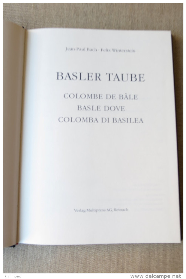 BASLE DOVE / BASLER TAUBE, EXCELLENT BOOK NEW AND SEALED - Filatelie En Postgeschiedenis