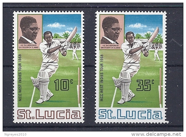 150026133  ST  LUCIA  YVERT  Nº  227/8   **/MNH - Ste Lucie (...-1978)