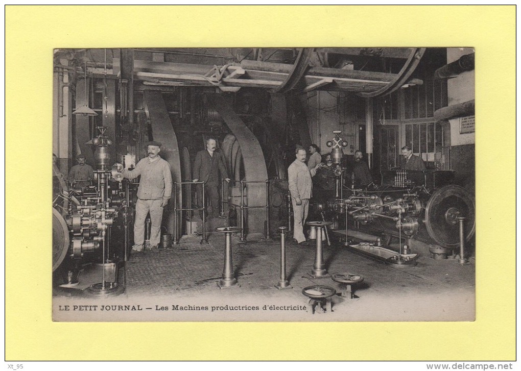 Les Machines Productrices D Electricite - Le Petit Journal - Industrie