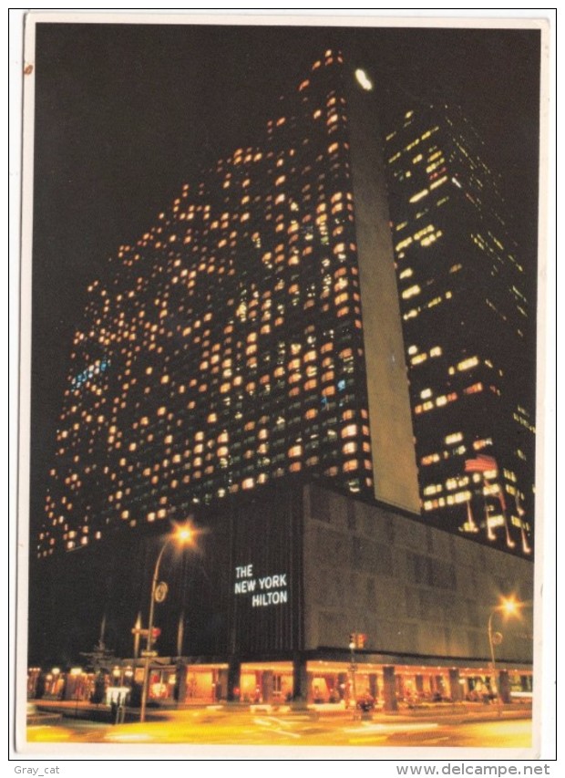 The New York Hilton At Rockefeller Center, 1985 Used Postcard [18794] - Cafés, Hôtels & Restaurants