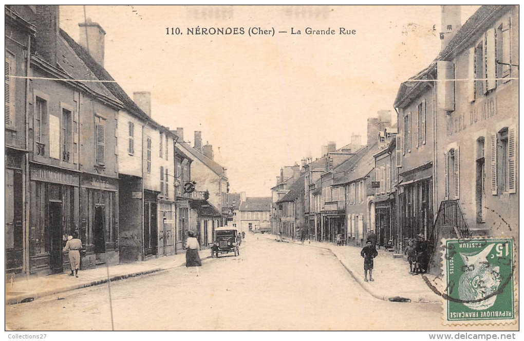 18-NERONDES- LA GRANDE RUE - Nérondes