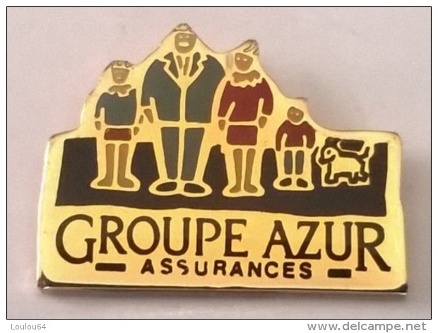 Pin´s -  Groupe Azur - Assurances - - - Banques