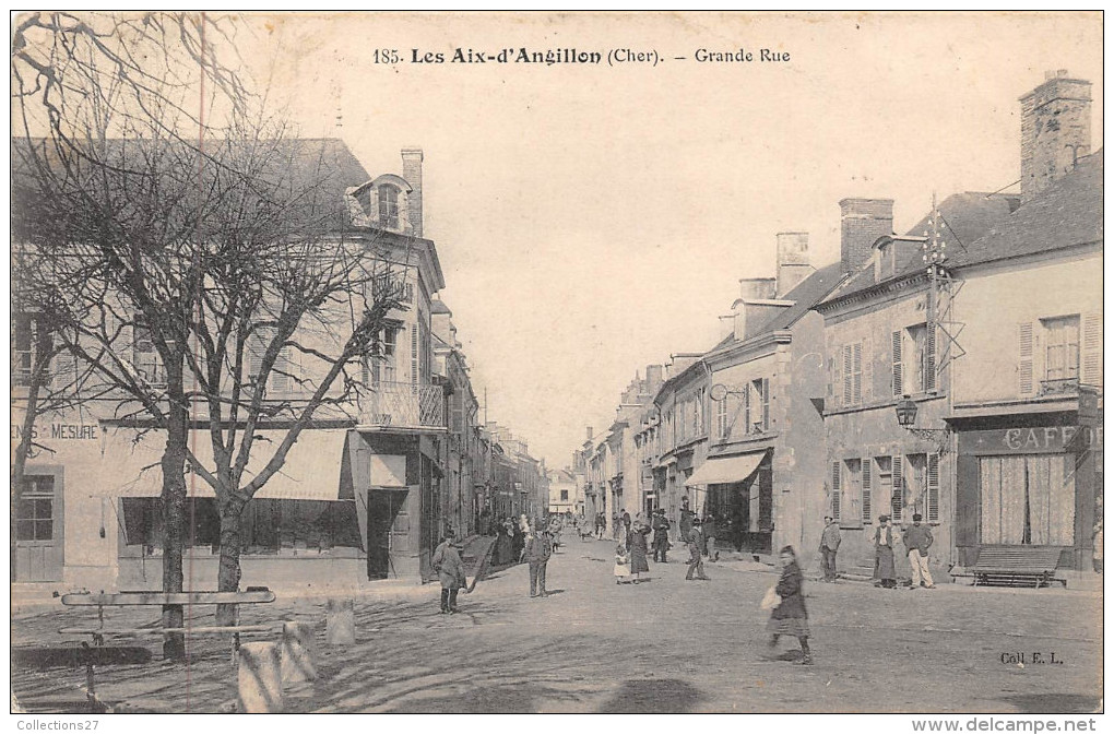 18-LES-AIX-D'ANGILLON- GRANDE RUE - Les Aix-d'Angillon