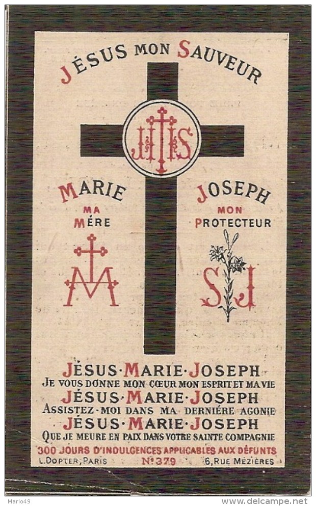 DP. MARGUERITE RAHIER - + GLONS  1885- 85 ANS - Godsdienst & Esoterisme