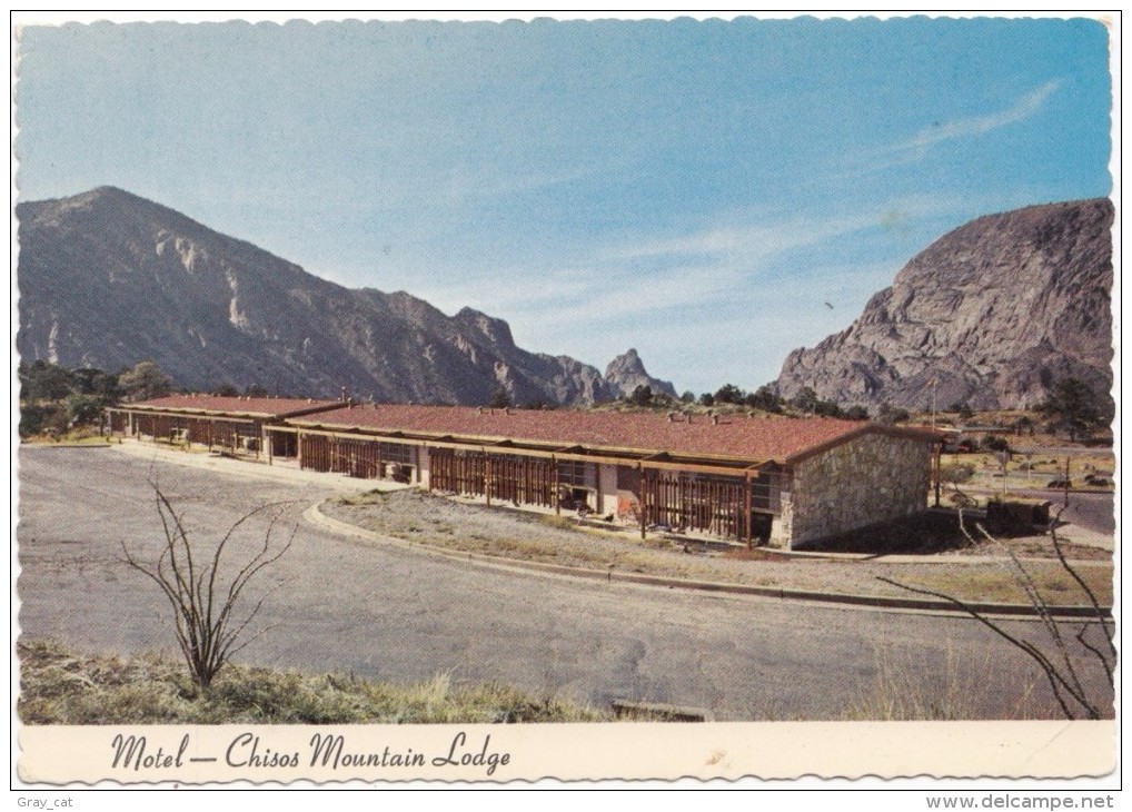 Motel, Chisos Mountain Lodge, Big Bend National Park, Texas, Used Postcard [18799] - Big Bend