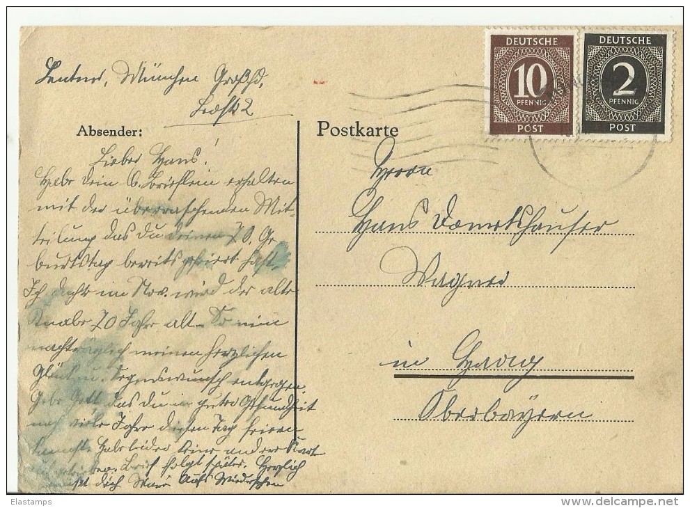 =DP GS GRUSS GEBUSTAG - Postal  Stationery