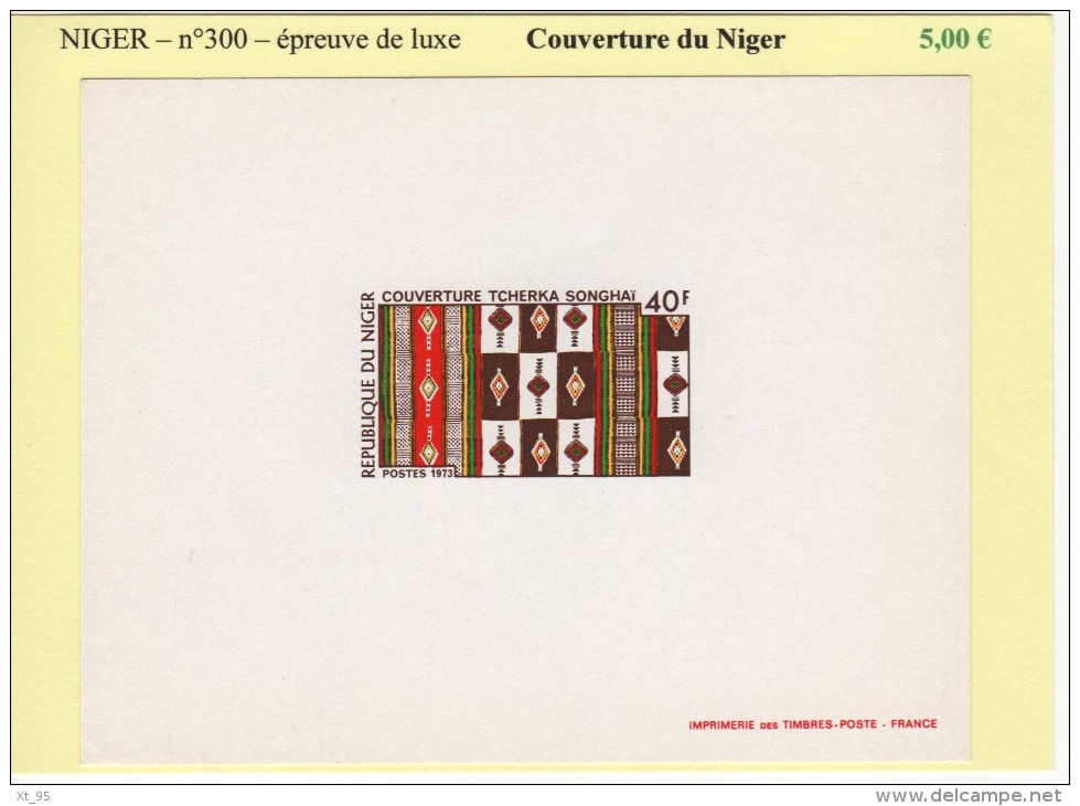 Niger - N°300 - Couverture Du Niger - Epreuve De Luxe - Niger (1960-...)