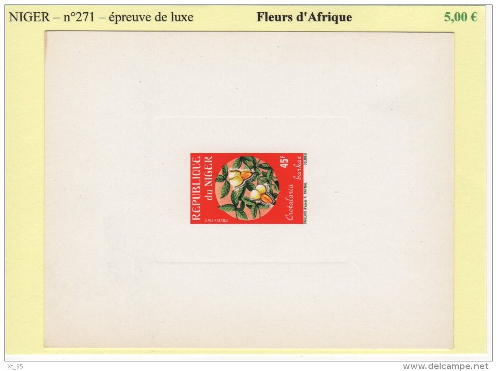 Niger - N°271 - Fleurs D Afrique - Epreuve De Luxe - Niger (1960-...)