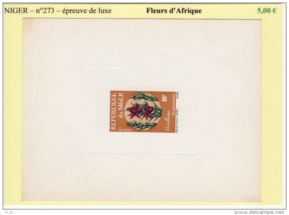 Niger - N°273 - Fleurs D Afrique - Epreuve De Luxe - Niger (1960-...)