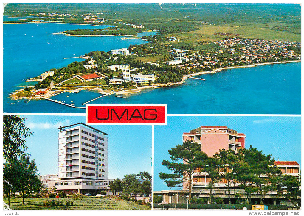 Umag, Croatia Postcard Posted 1990 Stamp - Croatia