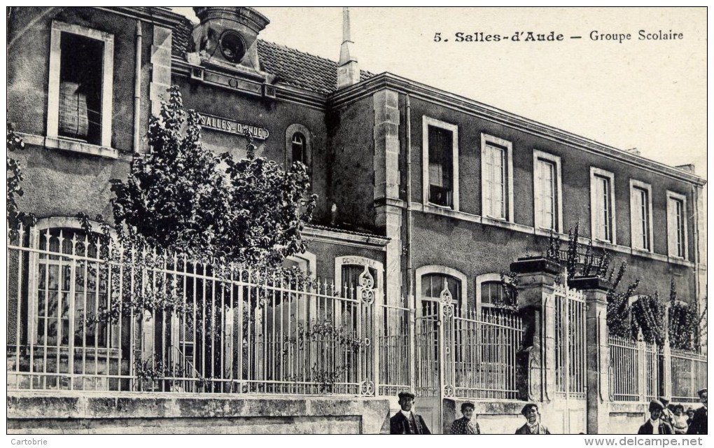 11 - SALLES-D'AUDE - Groupe Scolaire - Animée - Autres & Non Classés