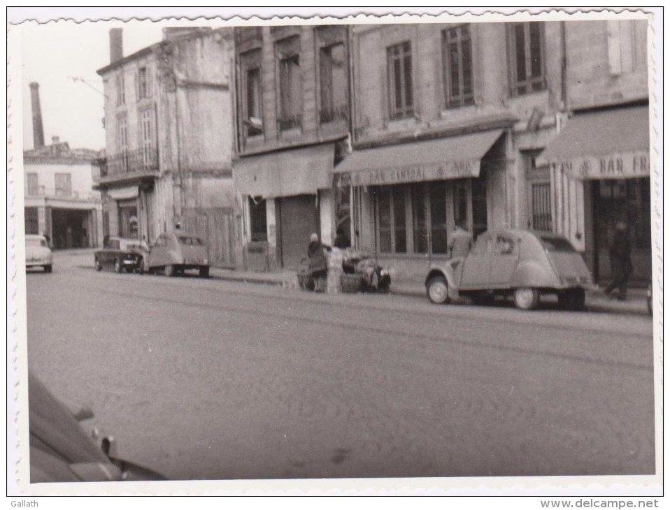 33-BORDEAUX-Ancien Quartier Mériadeck Avant Démolition...Place Et Commerces Autour...animé (4 Photos 8,5x11,5) - Bordeaux