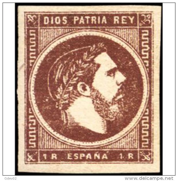 ES161STV-LFT***161STC.España.Spain. Espagne.REY CARLOS Vll.VASCONGADAS Y NAVARRA .1875.(Ed 161**)  Sin  Charnela - Carlists